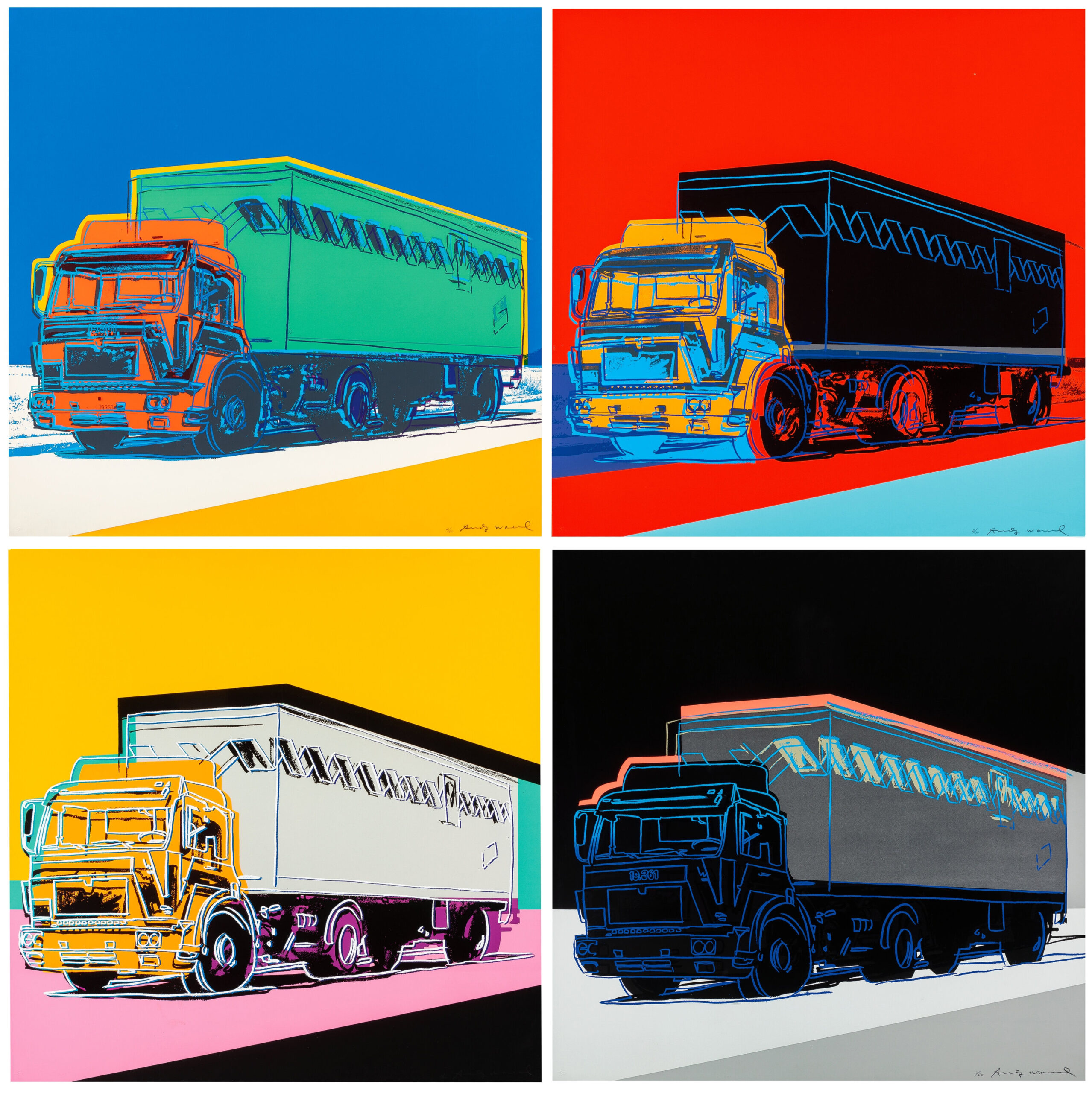 Truck Complete Portfolio by Andy Warhol