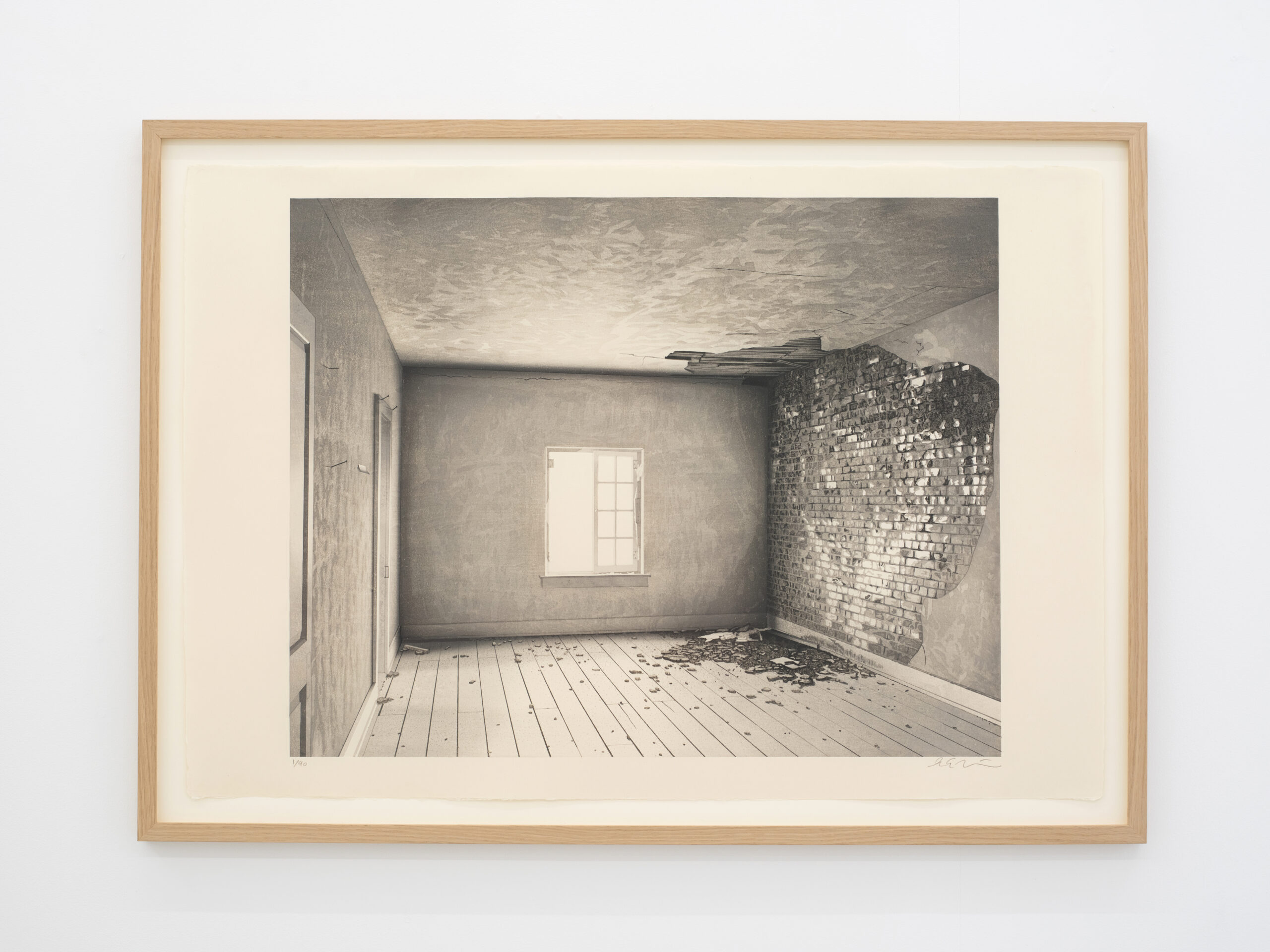 Incendiary Test Area (Interior View of Second Floor Rom) by Gardar Eide Einarsson