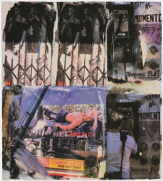 L.A. Uncovered #4 by Robert Rauschenberg at Gemini G.E.L. at Joni Moisant Weyl