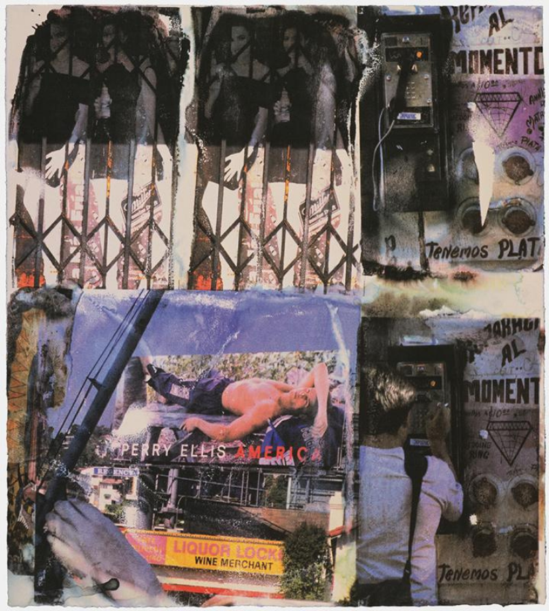 L.A. Uncovered #4 by Robert Rauschenberg