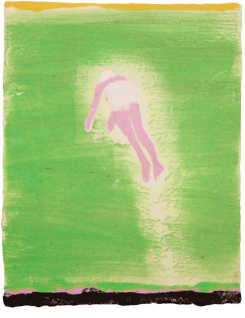 Superheroes and Divers by Katherine Bradford