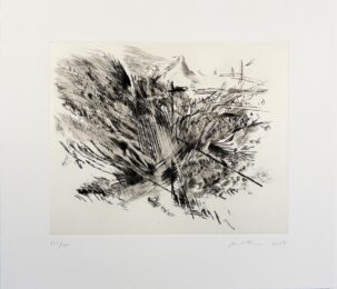 Untitled I (Amulets) from the Artists for Obama Portfolio by Julie Mehretu at Hamilton-Selway Fine Art