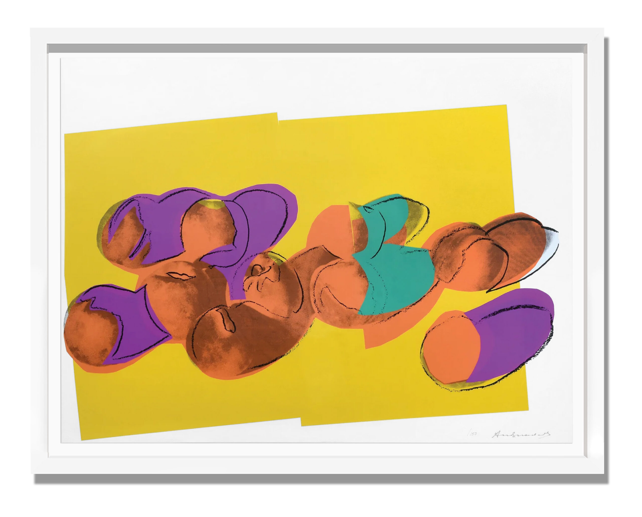 Space Fruit: Peaches (FS.II.202) by Andy Warhol