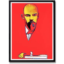 Red Lenin (FS II.403) by Andy Warhol at Taglialatella Galleries