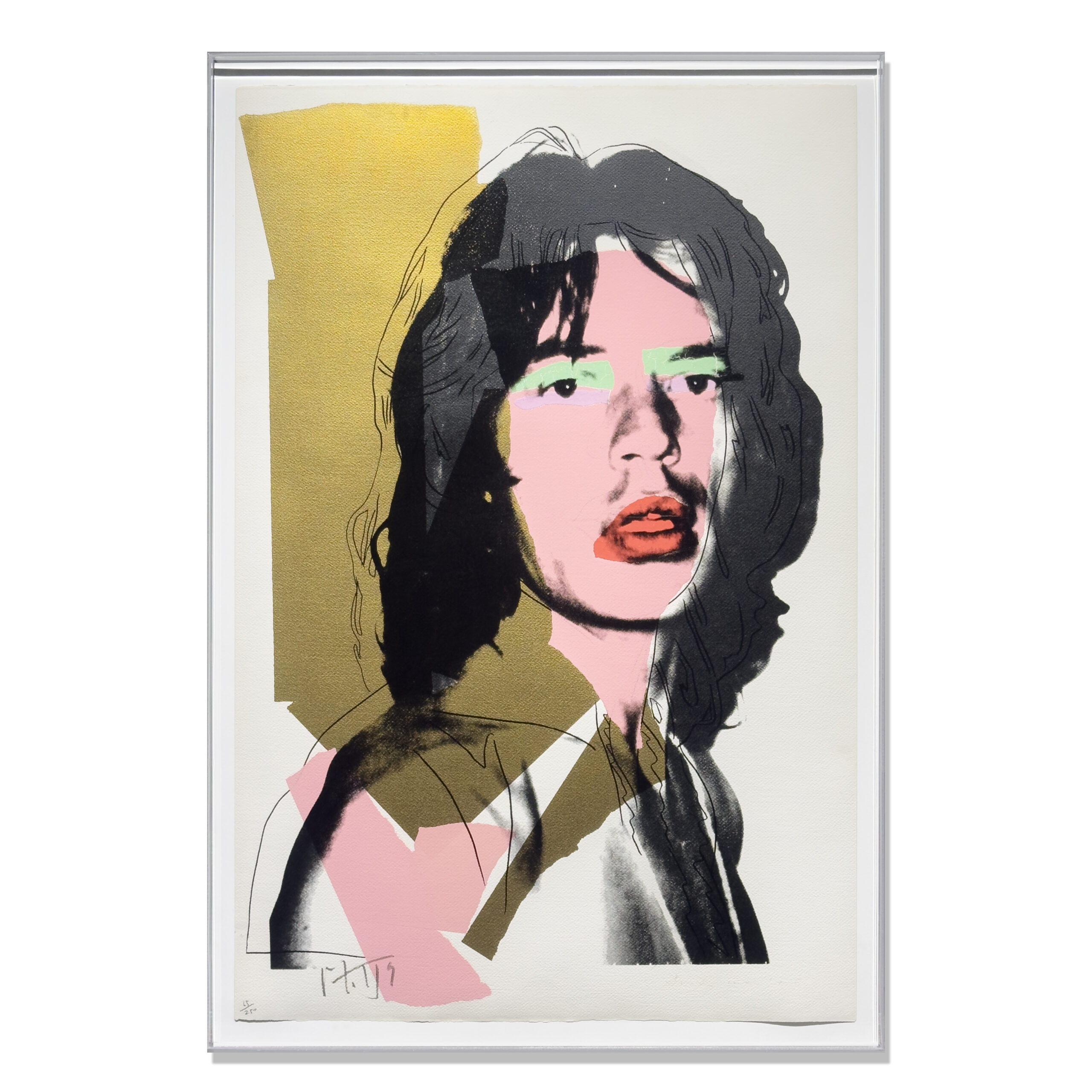 Mick Jagger (FS II.143) by Andy Warhol