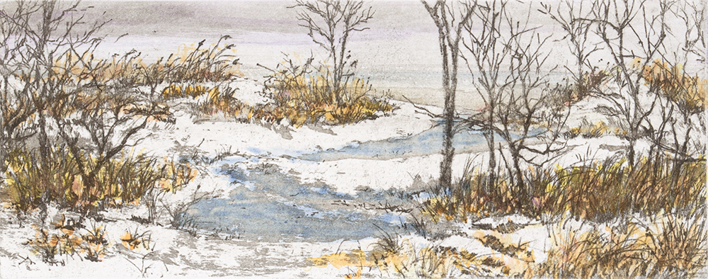 Winter Marsh 3 by Judy Wolgast