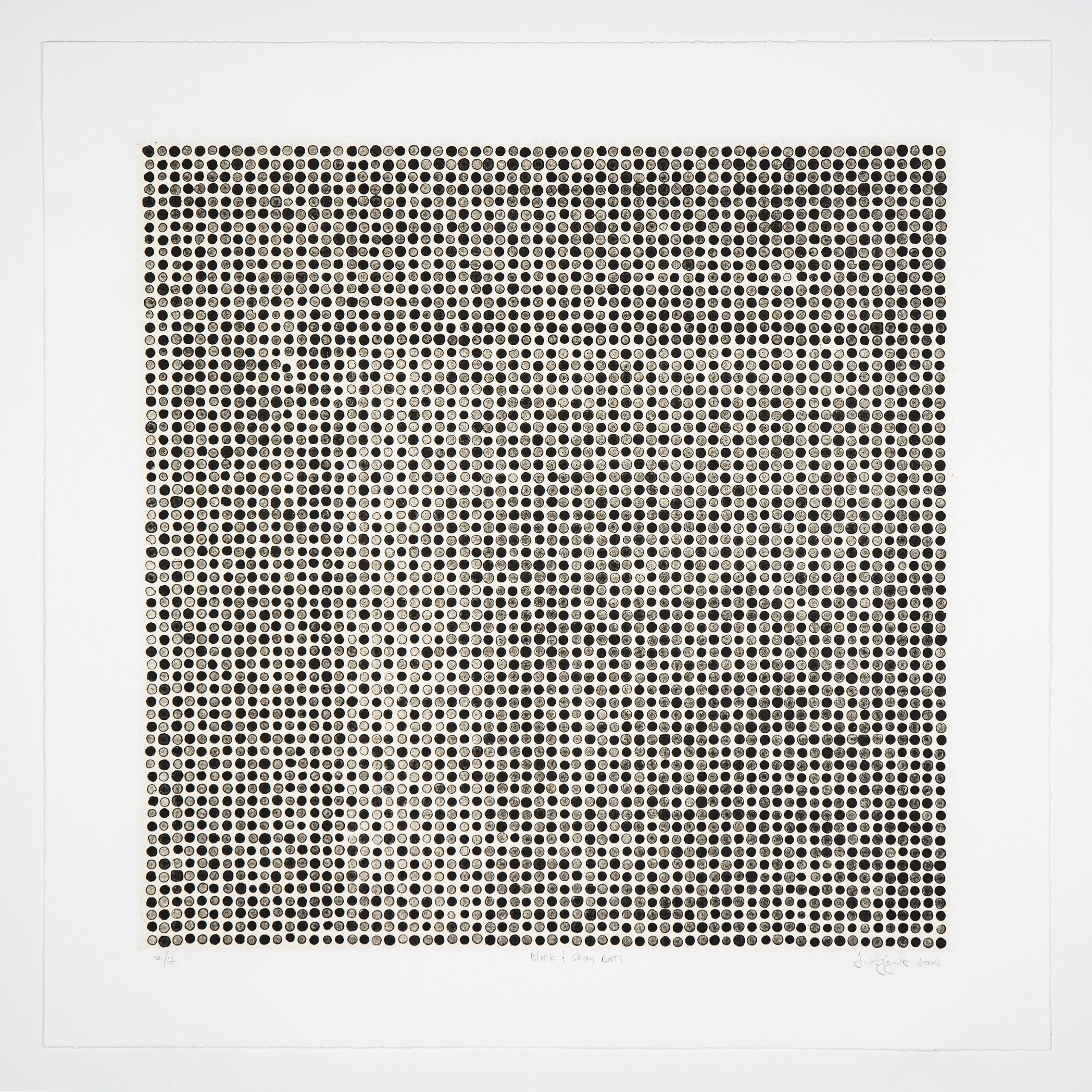 Black & Gray Dots by Jonathan Higgins