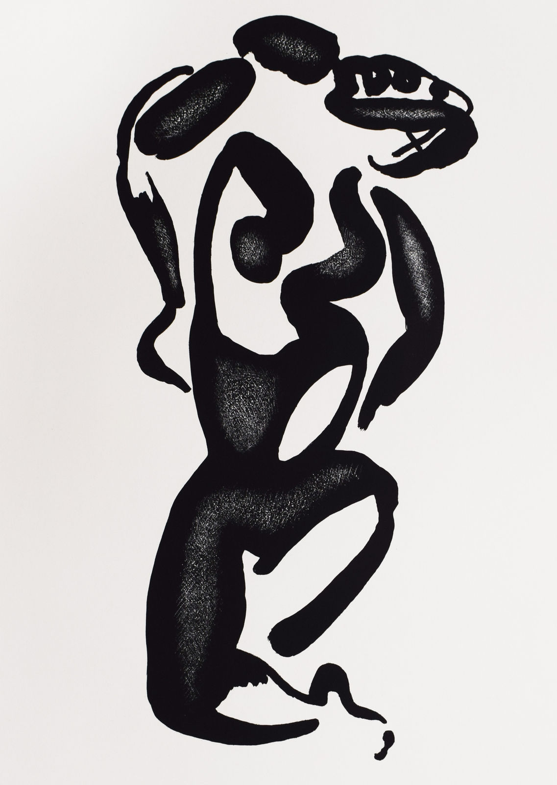 The Black Dance, from: Living Forms | La danse noire: Les formes vivantes by Alexander Archipenko