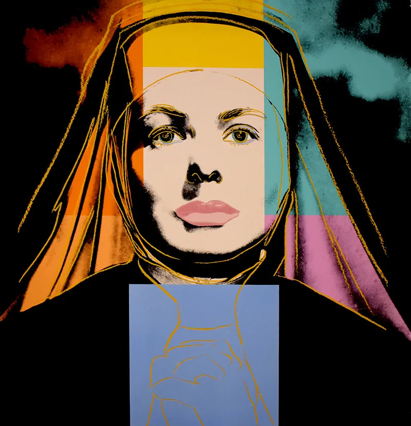 The Nun, from: Ingrid Bergman by Andy Warhol