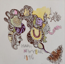Happy New Year by Niki de Saint Phalle at Gilden's Art Gallery