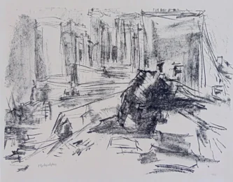 Propylaea II, from: Homage to Hellas Volume II by Oskar Kokoschka at Gilden's Art Gallery
