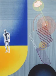 Blue Study, from: The Discourse on Method by Victor Vasarely at Gilden's Art Gallery