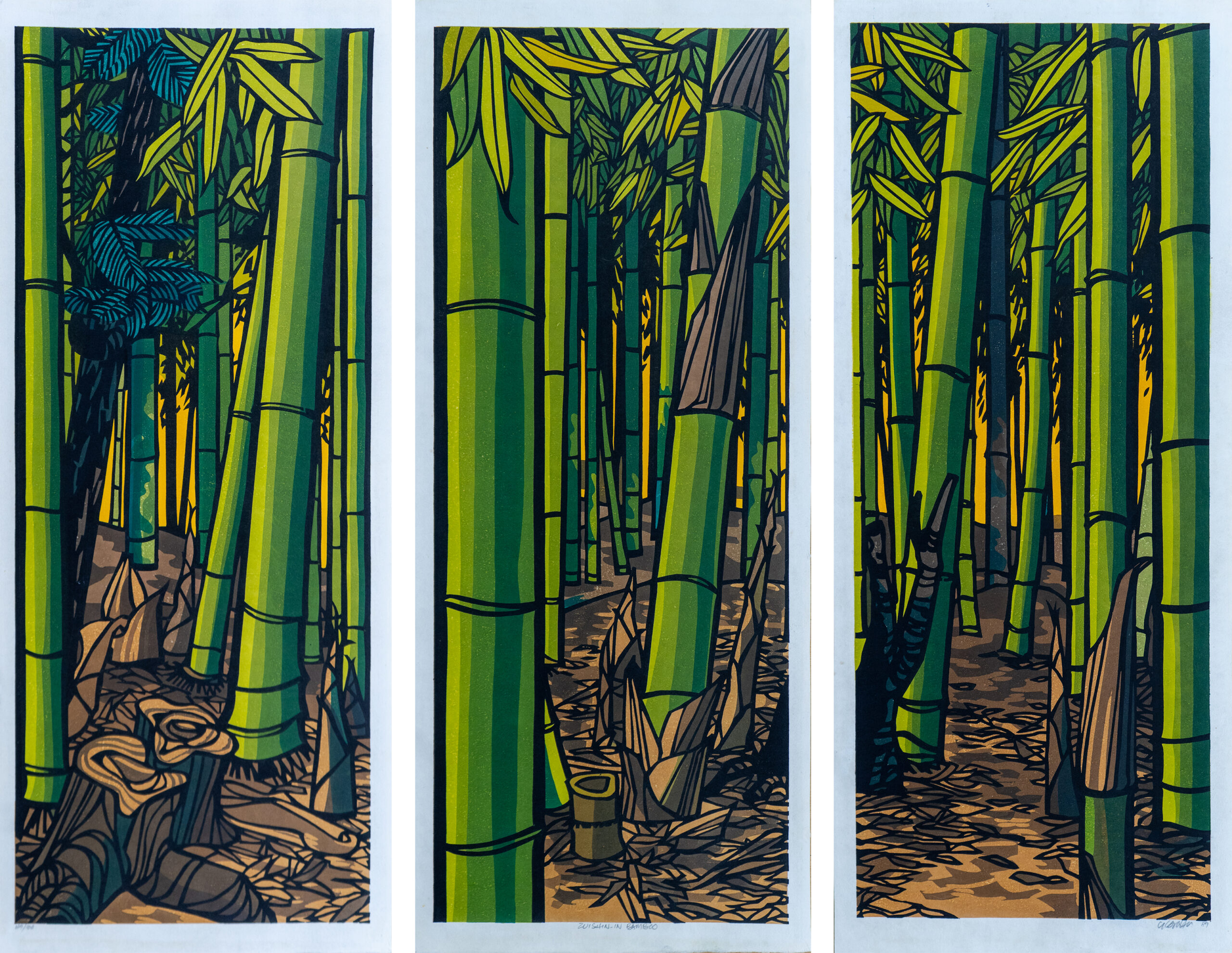 Zuishin in Bamboo by Clifton Karhu