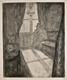 Moonlight. Night in Saint-Cloud. by Edvard Munch at John Szoke Gallery