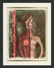 Torso De Jeune Fille, Hand Signed Lithograph, Pereda 112, Framed, 1969 by Rufino Tamayo at GallArt.com