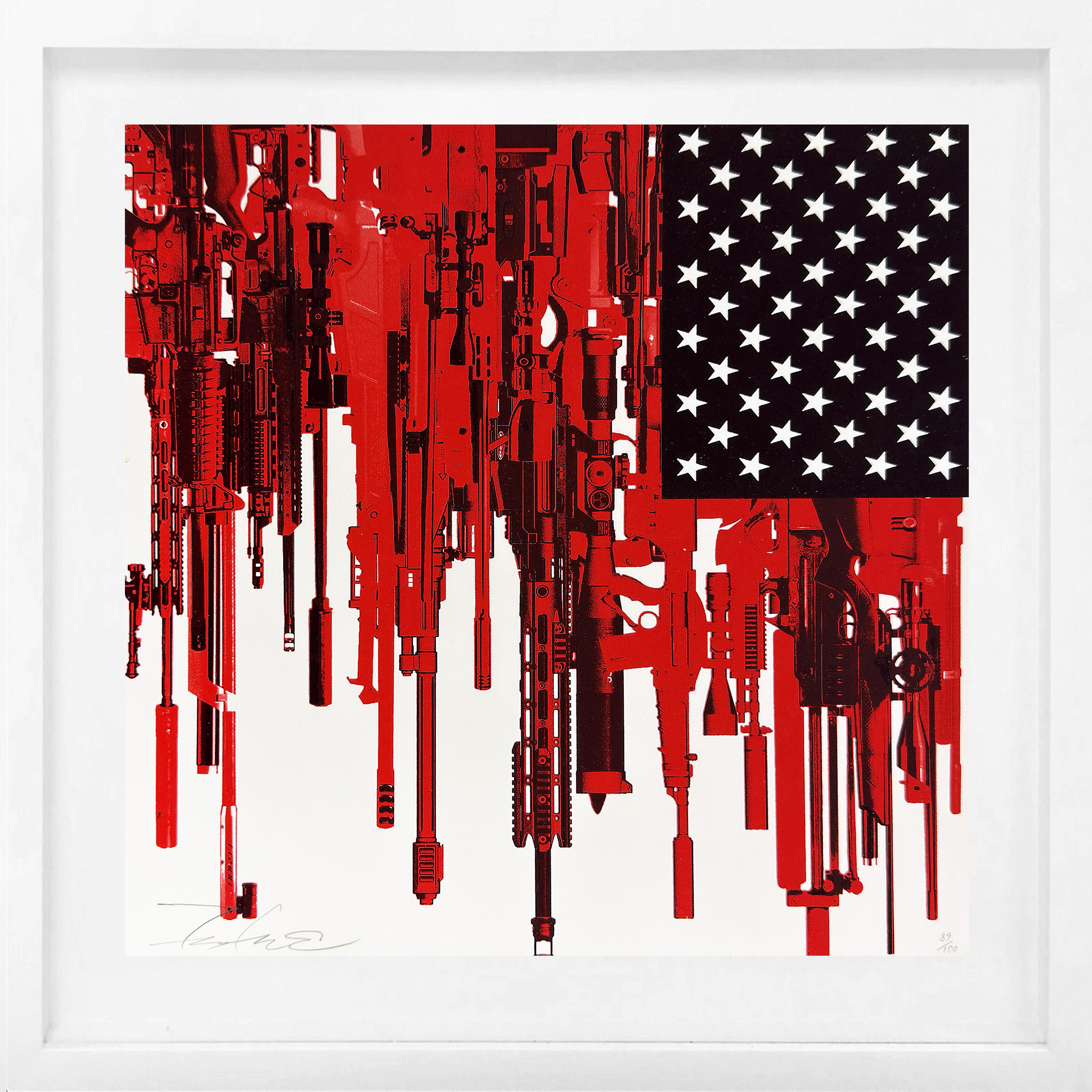 Starstruck, Rare Screen Print, Hand Signed Edition of 100, Framed by Futura