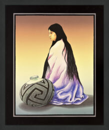 Alma, Large Hand Signed Lithograph, Edition of 200, Framed, 1985 by Richard Gorman at GallArt.com
