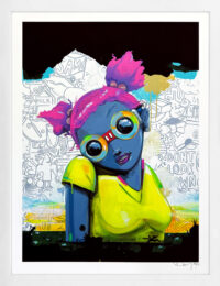 No Gardens Pt. II, Screen Print, Signed Edition of 75, Framed, Street Art by Hebru Brantley at GallArt.com
