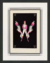 Letter W from Alphabet Suite by Erte at GallArt.com
