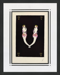 Letter V, from the Alphabet Suite by Erte at GallArt.com