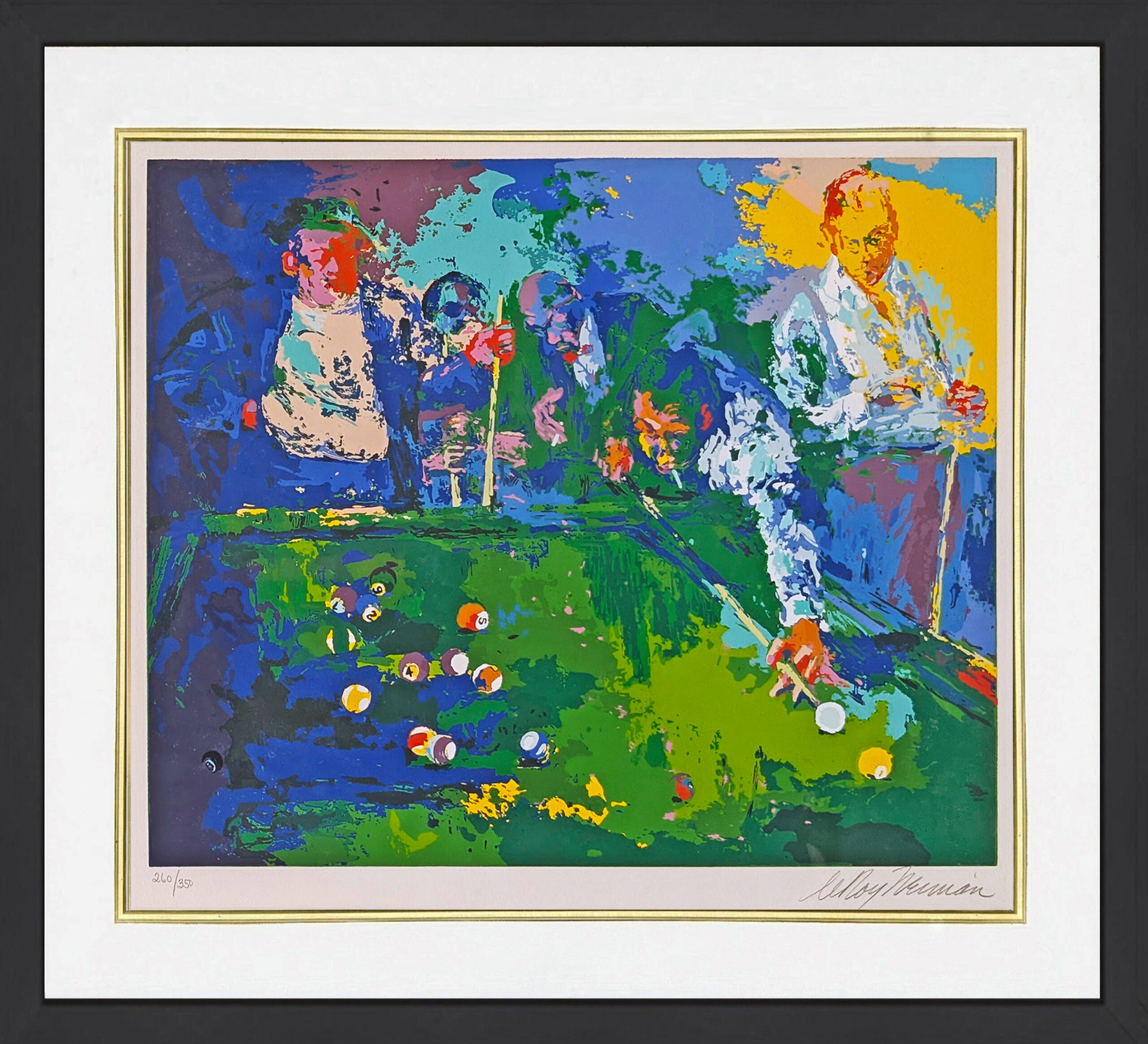 Pool Room by LeRoy Neiman