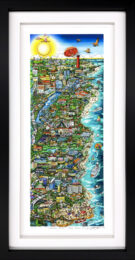 Paradise Found… Palm Beach County by Charles Fazzino at GallArt.com