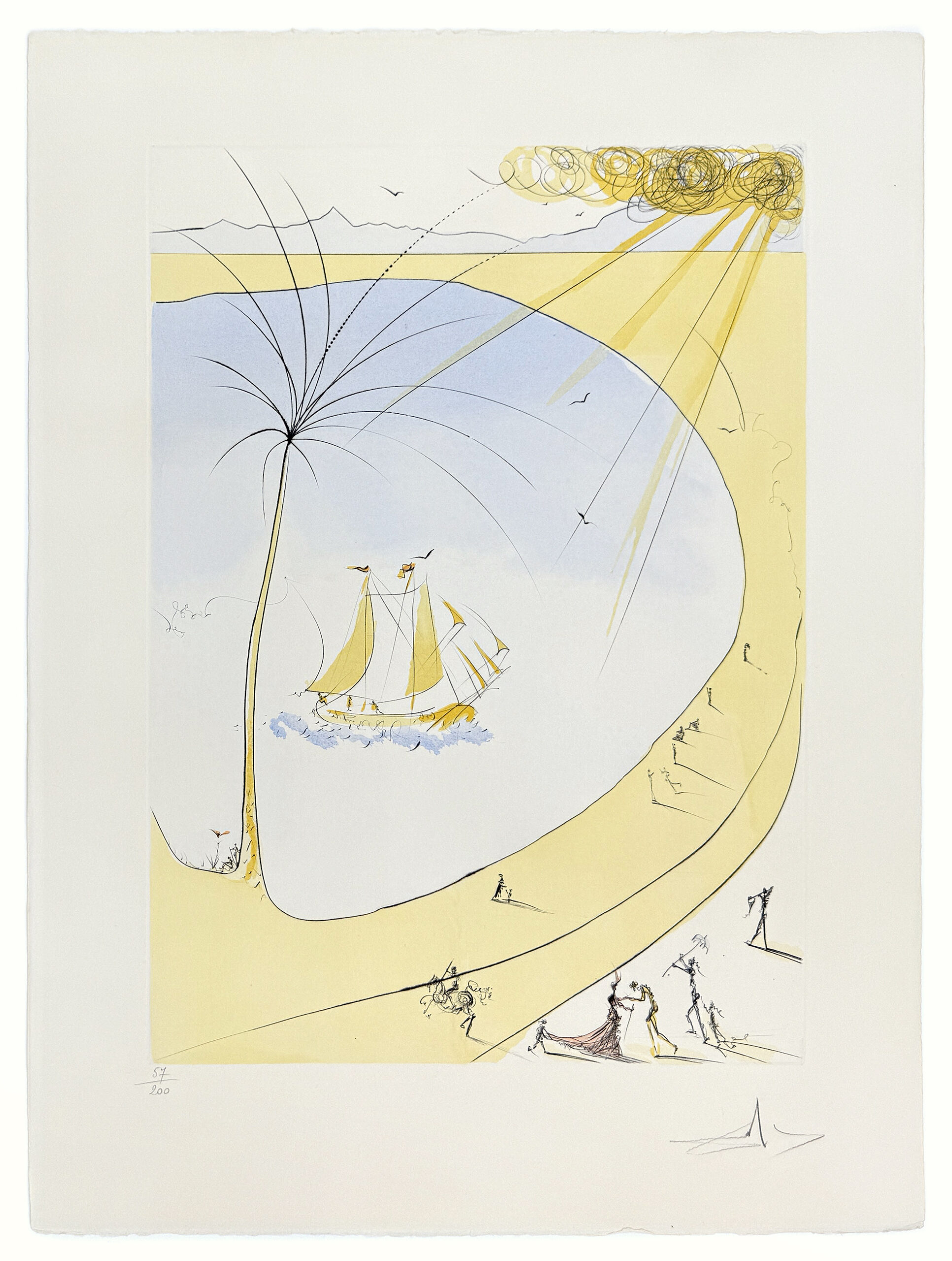 Hommage a Picasso (Cannes / Cote d’Azur) by Salvador Dalí