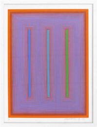 Sequential IX, Hand Signed Screen Print, Edition 189/200, Framed by Richard Anuszkiewicz at GallArt.com