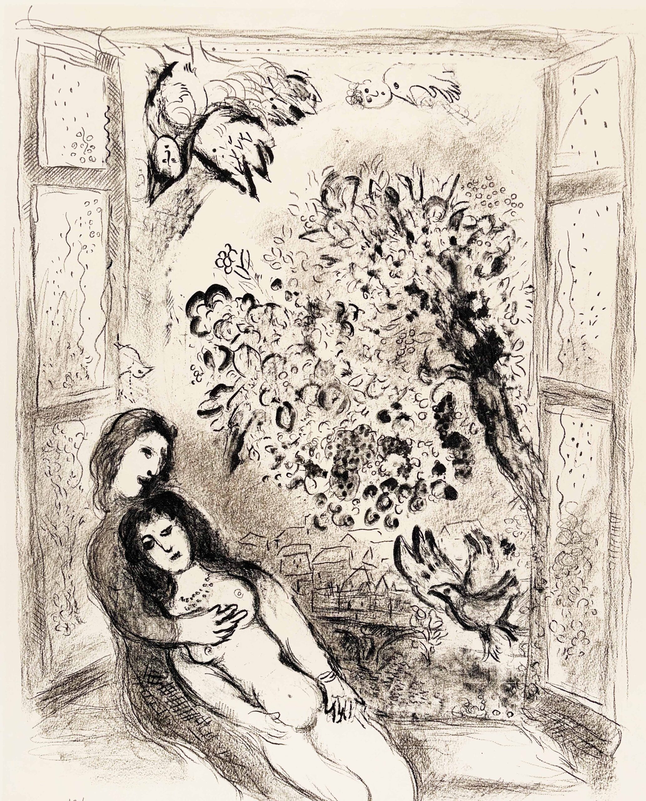 The Open Window by Marc Chagall