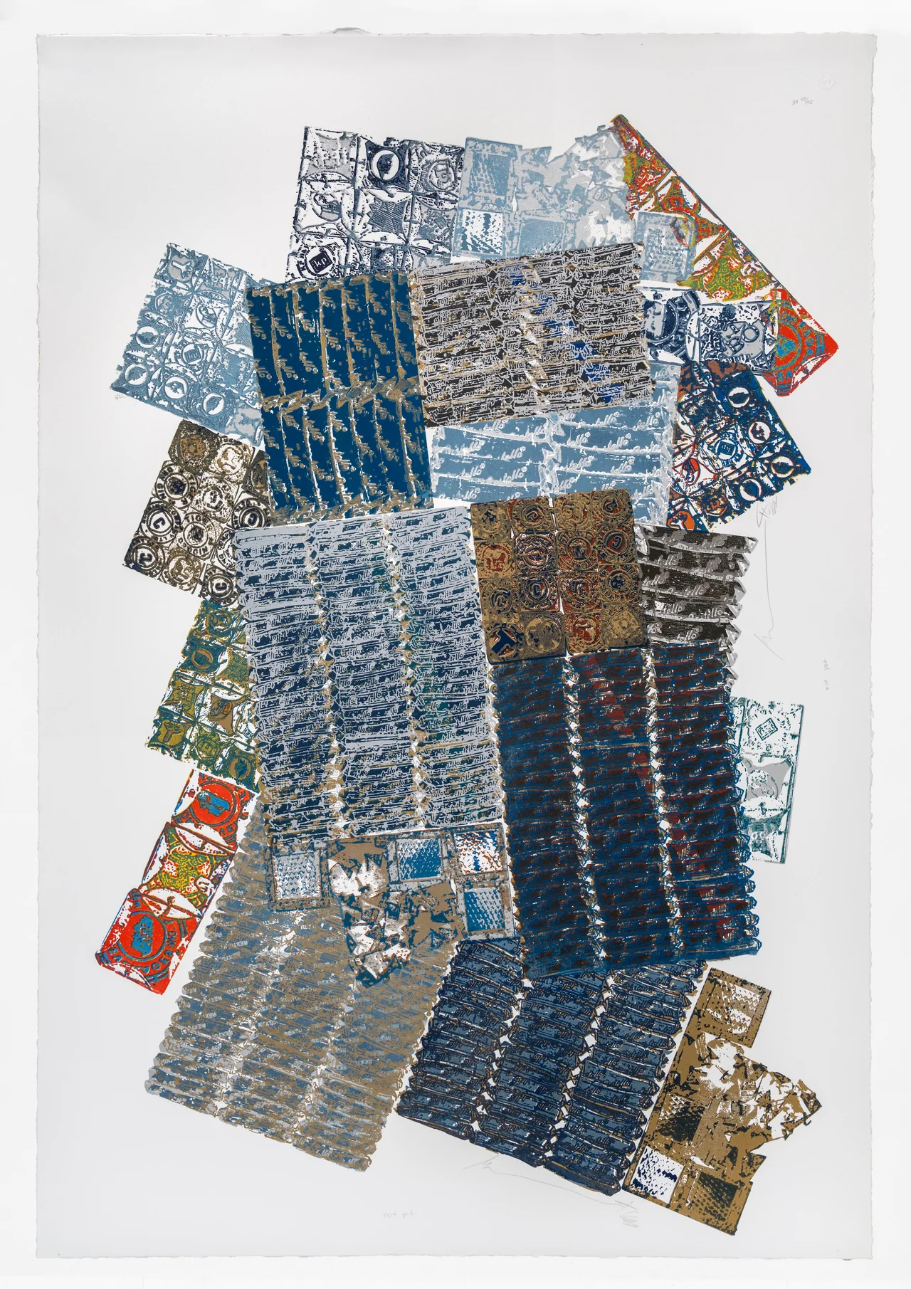 Not Yet by El Anatsui