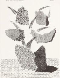 Flowers in Basket on Table Cloth by David Hockney at Clifton Gallery