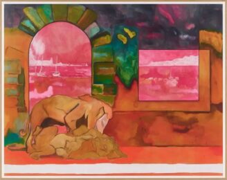 Lions (Ghost) (Small) by Peter Doig at Dovehouse Contemporary