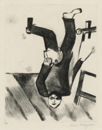 At the Easel by Marc Chagall at Annex Galleries