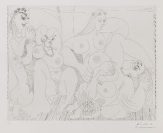 Autour du bain turc, avec un petit intrus by Pablo Picasso at Galerie Raphael
