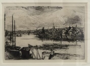 Battersea Reach by Francis Seymour Haden at Chicago Fine Prints