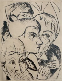 Kasimir Edschmid: Die furstin: Illustration zu Kapitel 4 by Max Beckmann at William Chambers Art