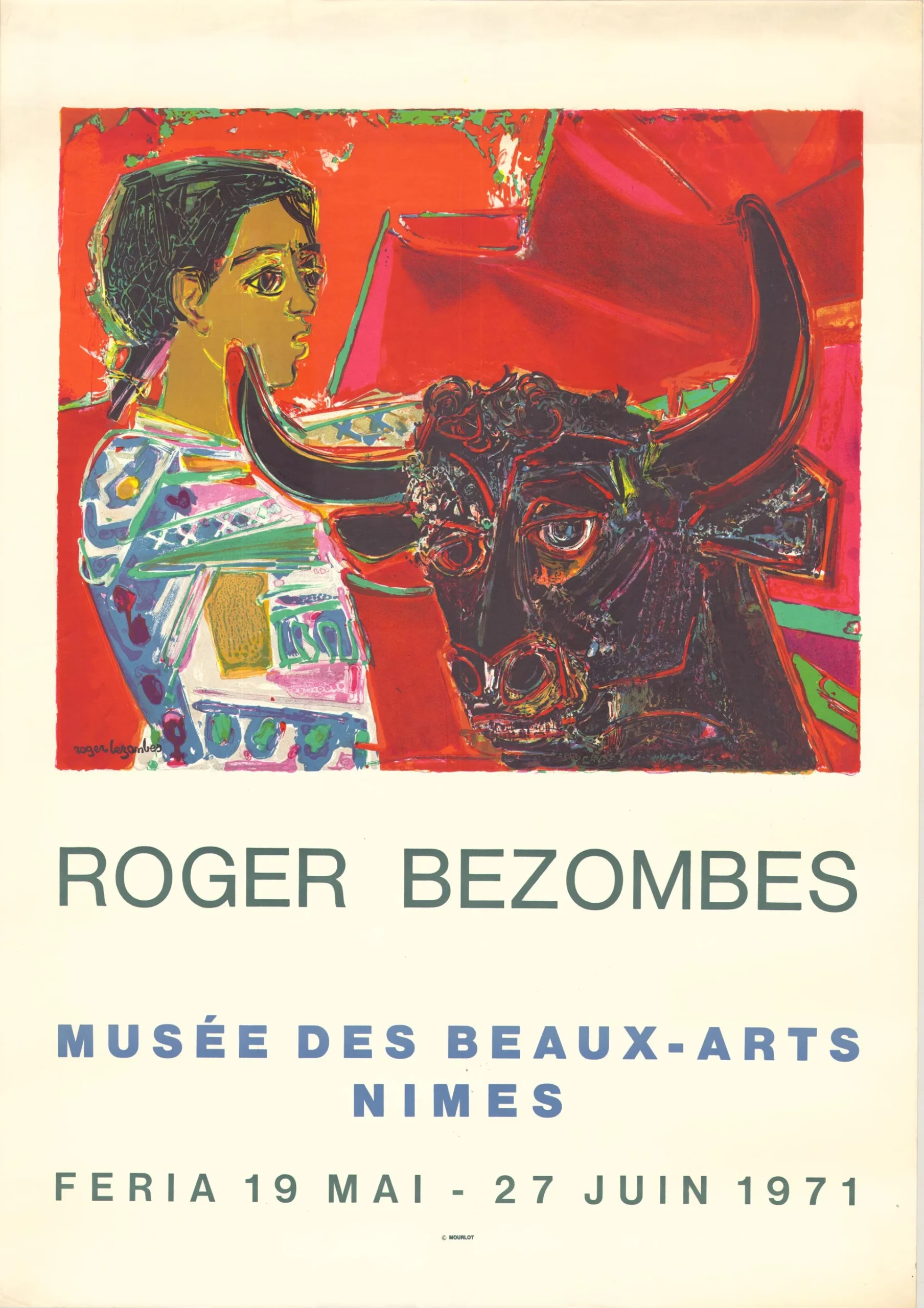 Musée Des Beaux-Arts, Nimes, 1971 by Roger Bezombes