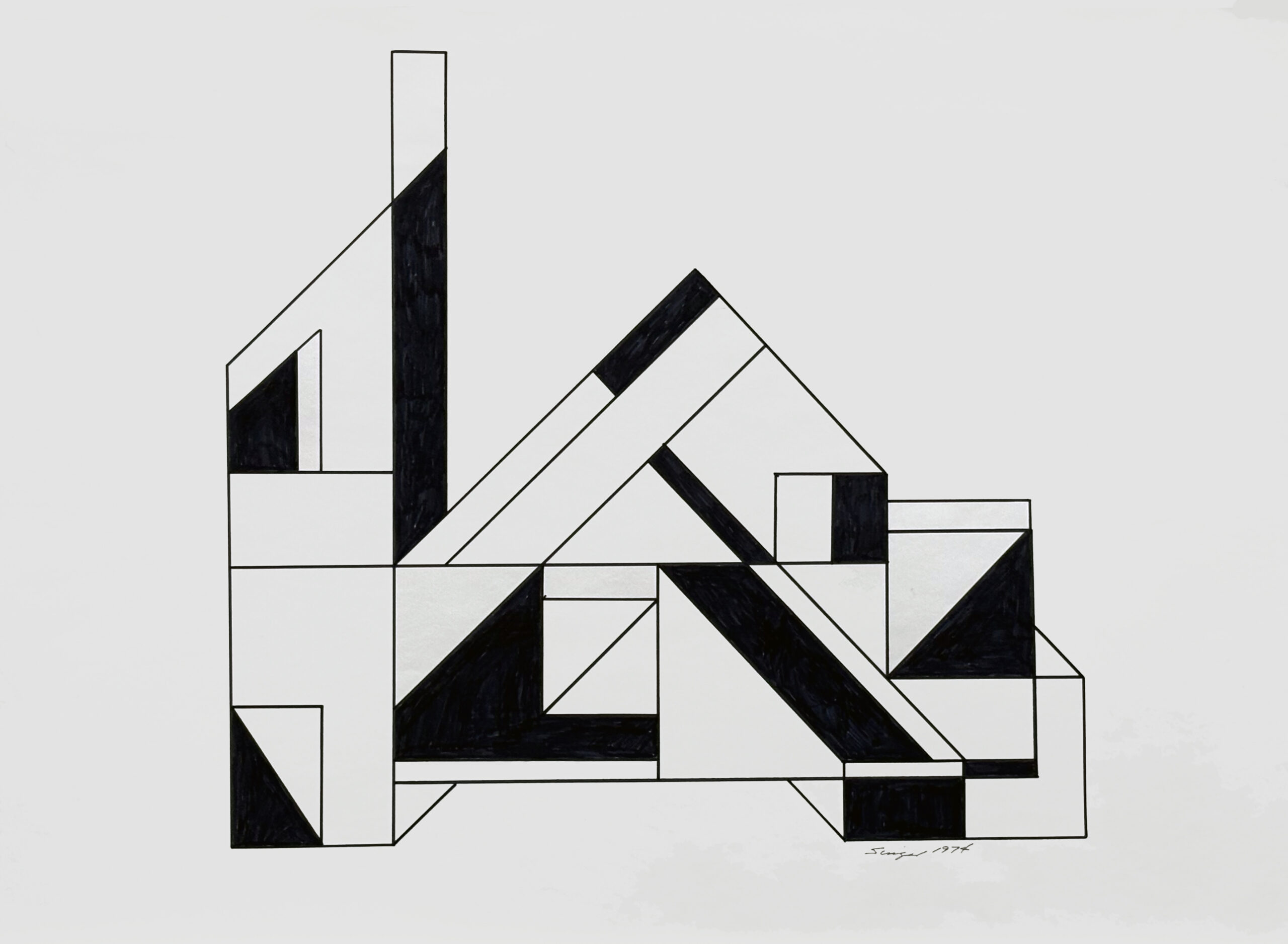 Architectural Drawing by Clifford Singer
