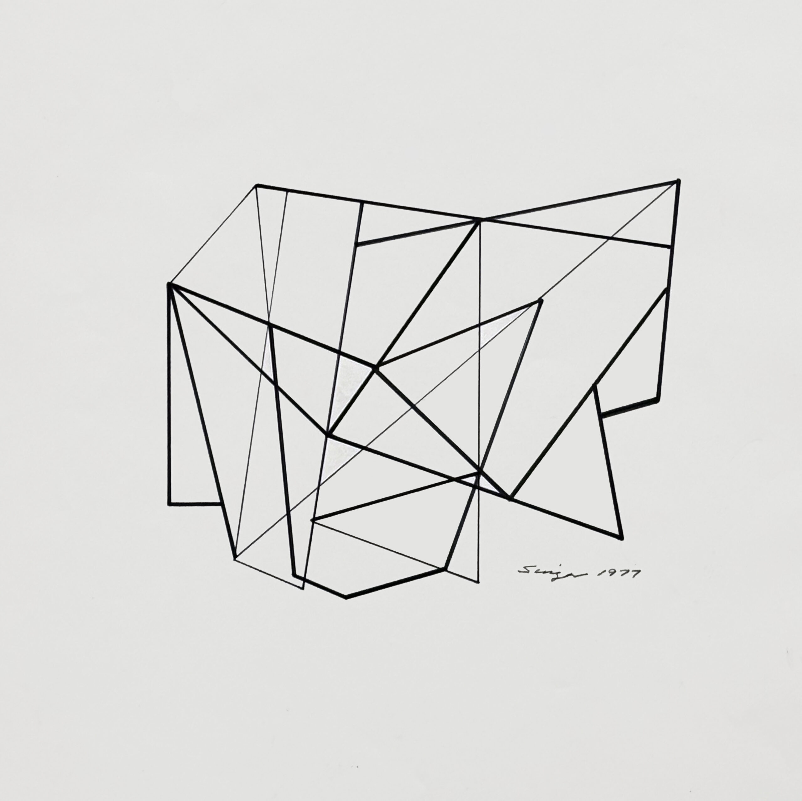 Hyperspatial Drawing by Clifford Singer
