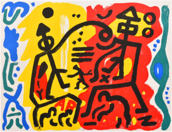 Ohne Titel (Mythen des Alltags) by A.R. Penck at Galerie Raphael