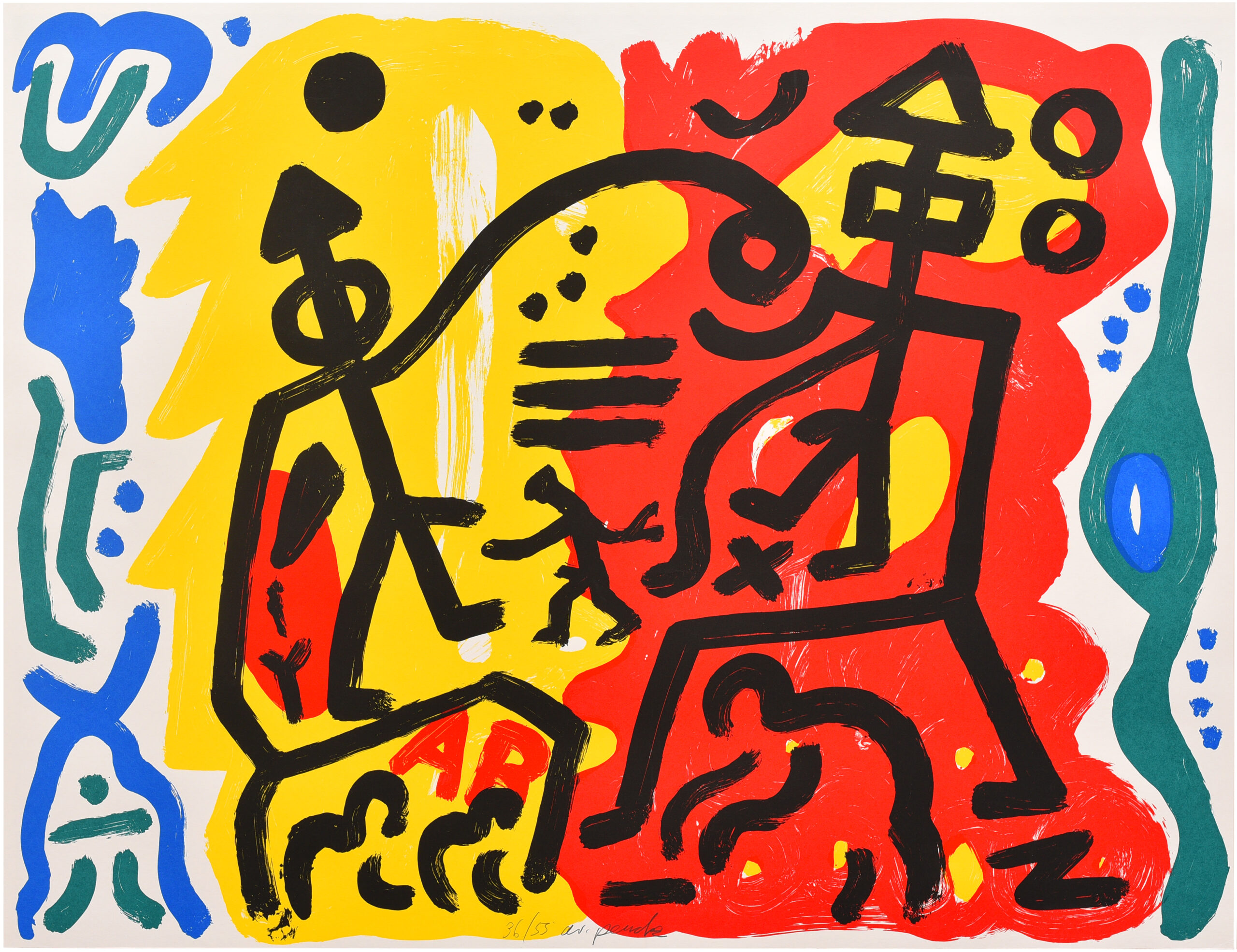Ohne Titel (Mythen des Alltags) by A.R. Penck