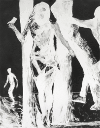 White Lights I by Marc Desgrandchamps at Michael Woolworth