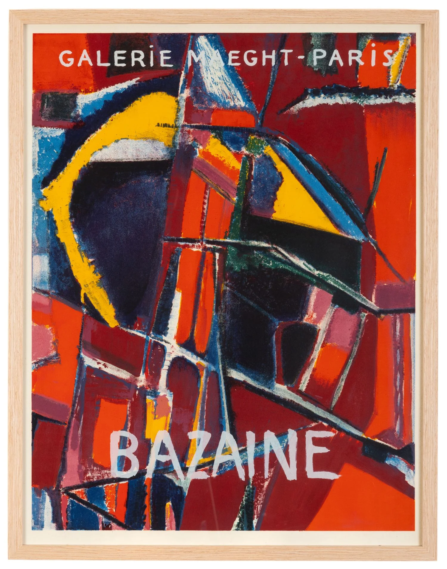 Galerie Maeght, Paris, 1953 by Jean René Bazaine