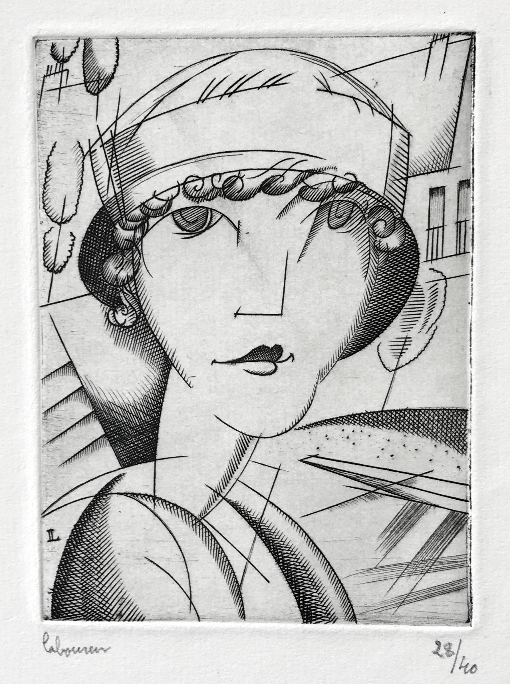 Portrait by Jean-Emile Laboureur