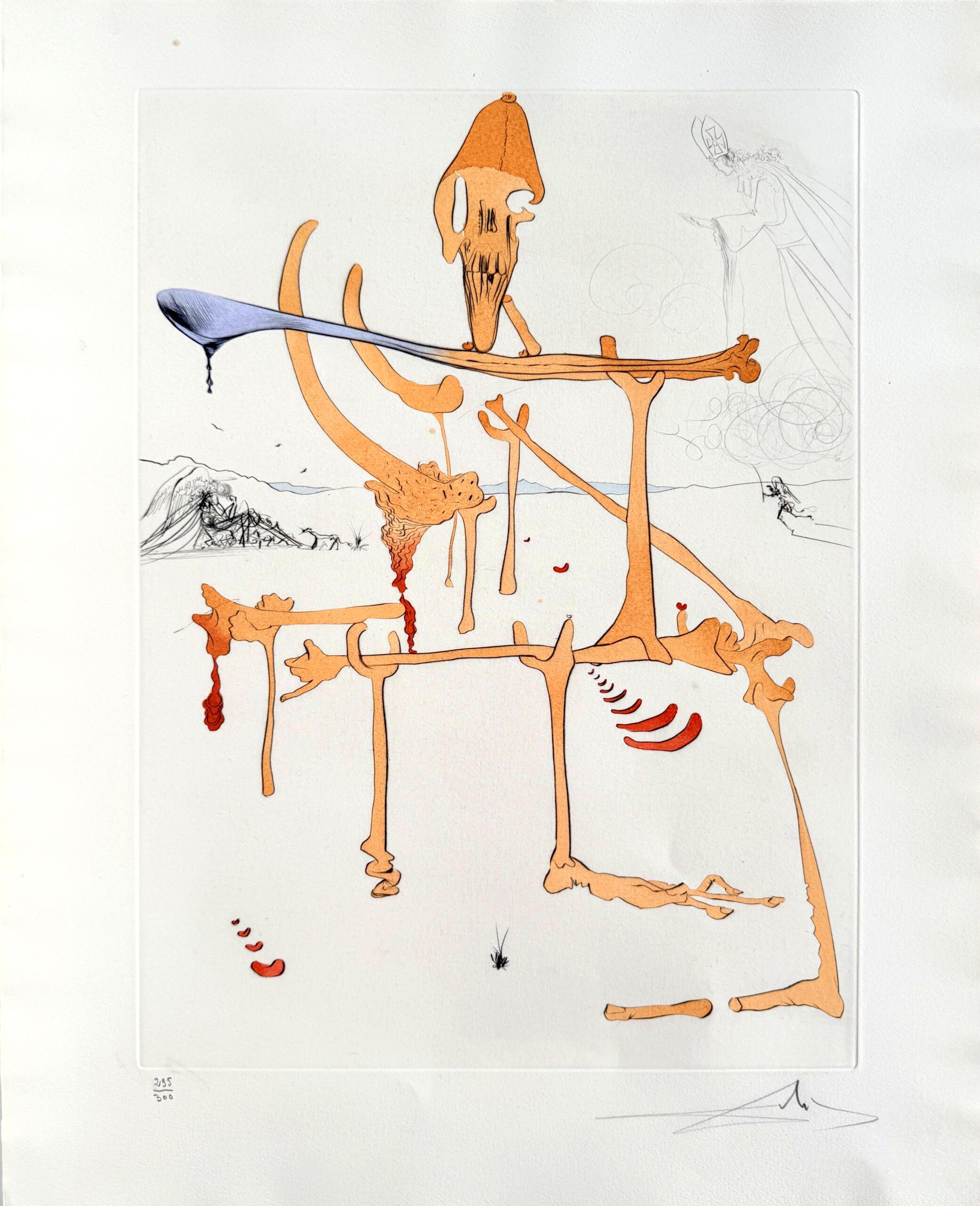 Quevedos Visioner, Planche II by Salvador Dalí