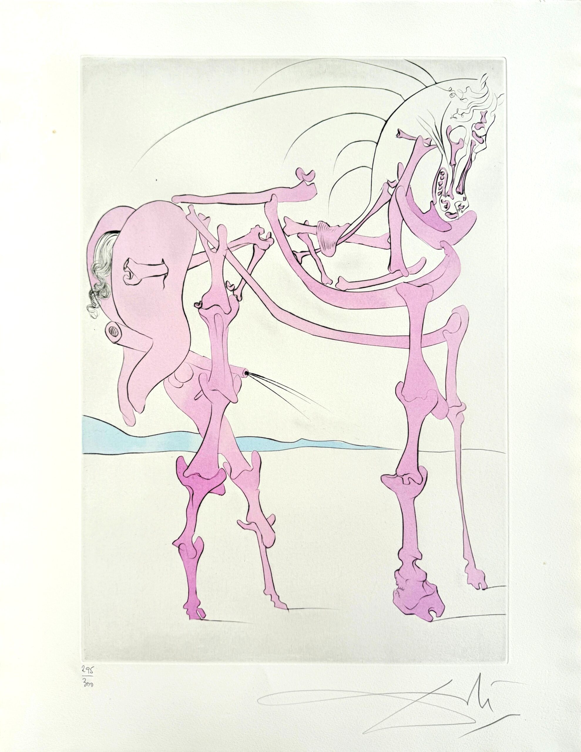 Quevedos Visioner, Planche V by Salvador Dalí