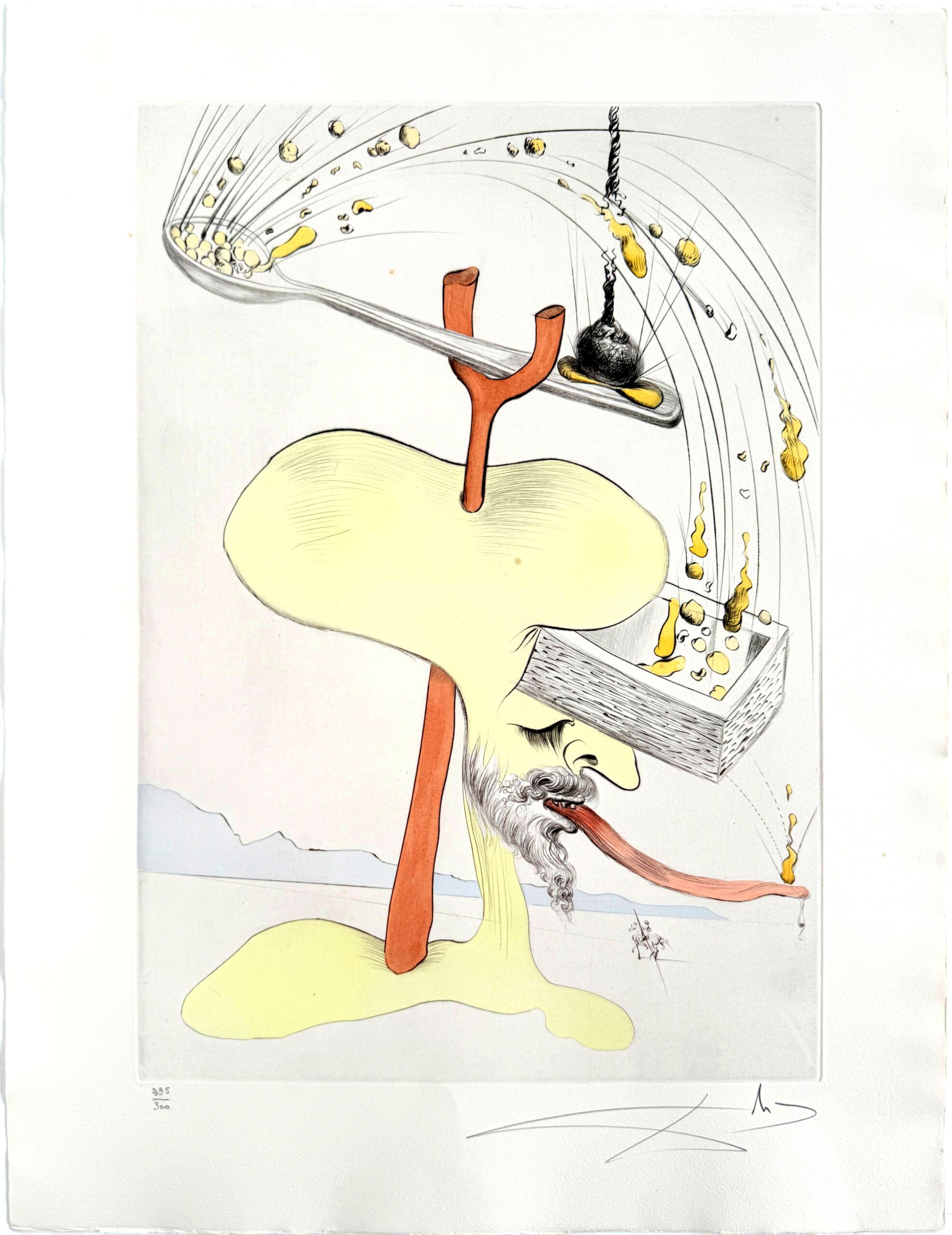 Quevedos Visioner, Planche I by Salvador Dalí