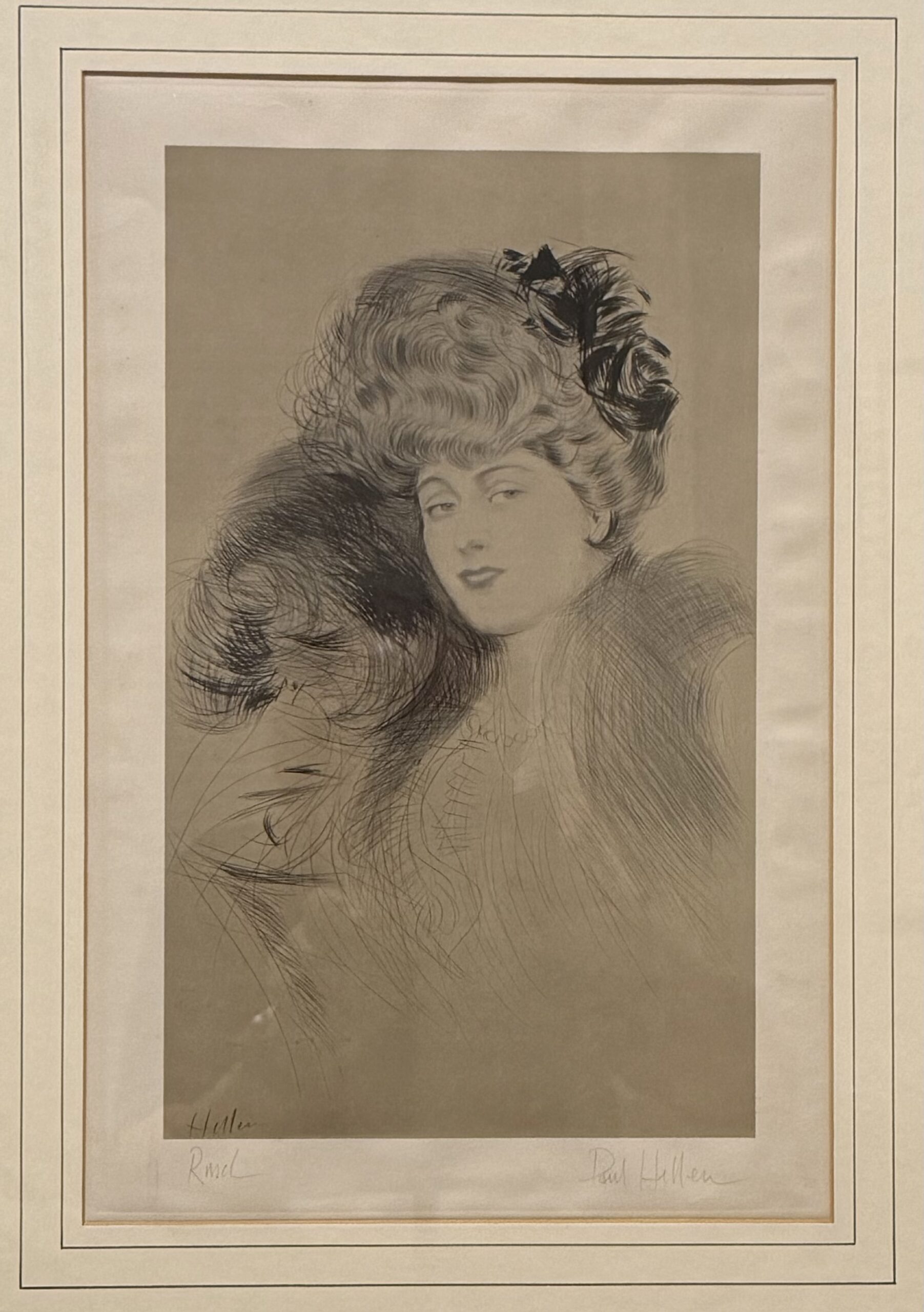 Mme. Letierre by Paul Cesar Helleu