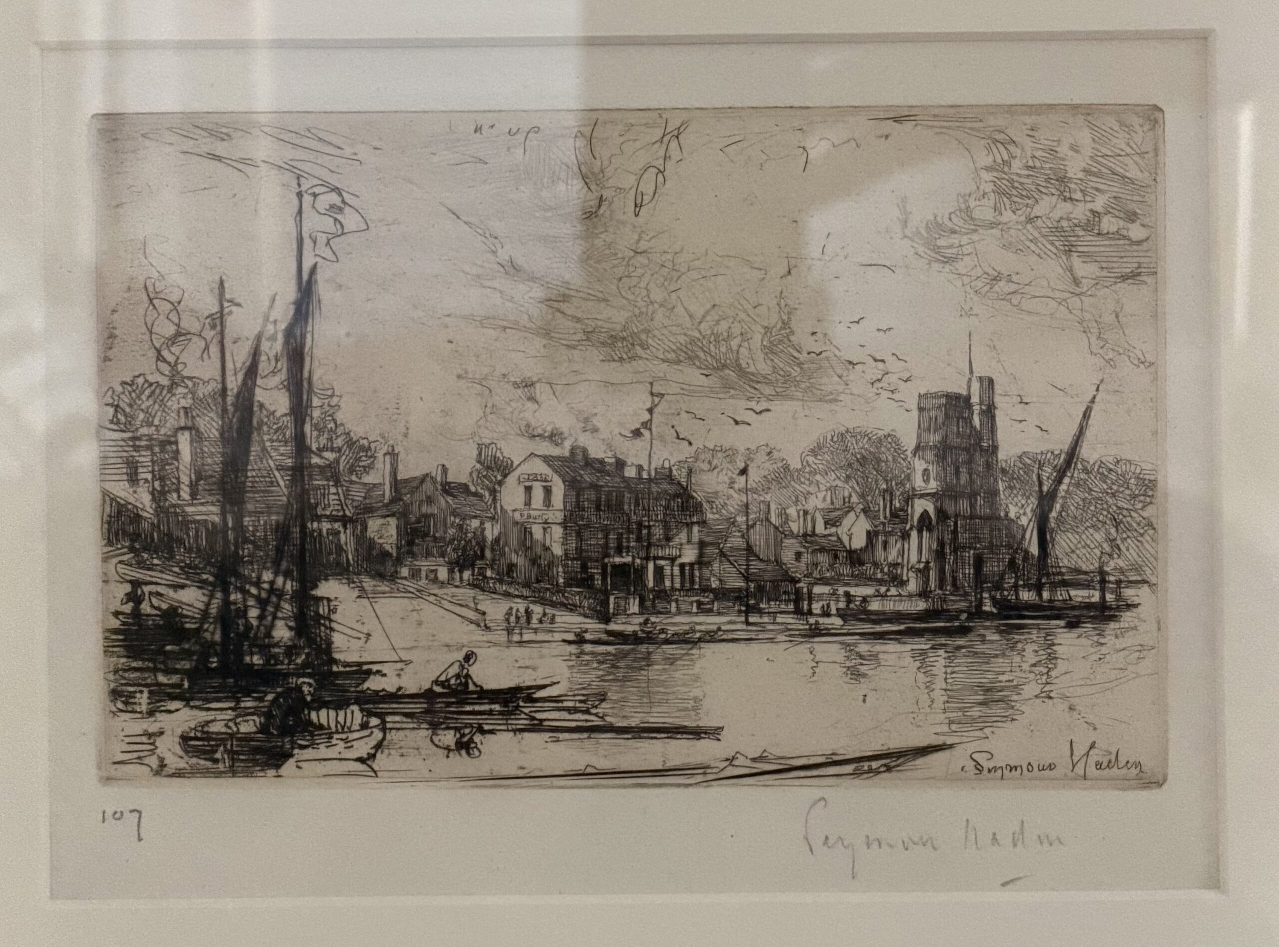 Harry Kelly’s, Putney by Francis Seymour Haden