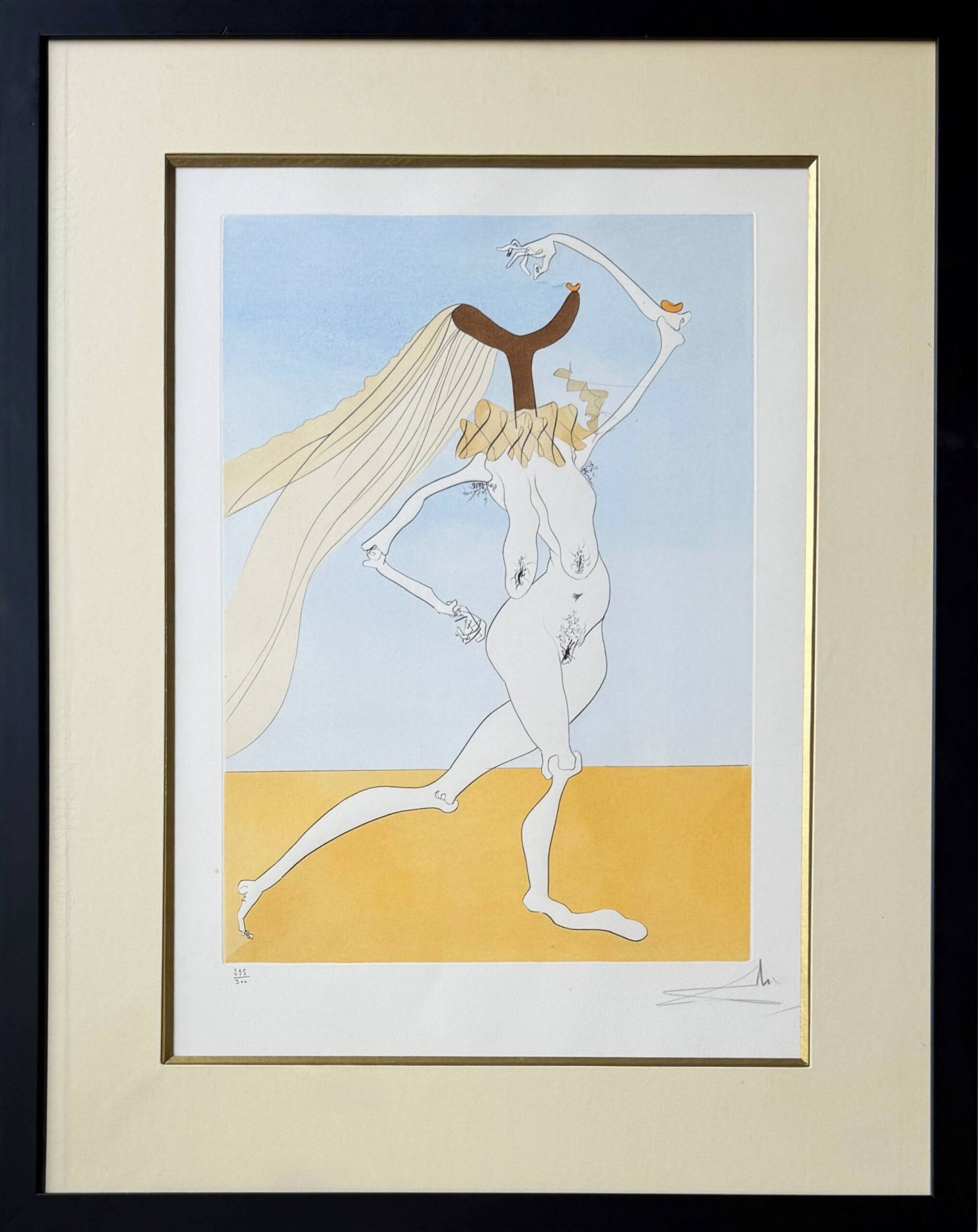 Quevedos Visioner, Planche III by Salvador Dalí